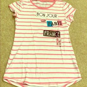 Girls Short Sleeve Paris T-Shirt
